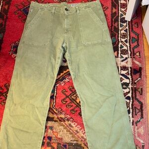 AG Adriano Goldschmied Olive Chinos